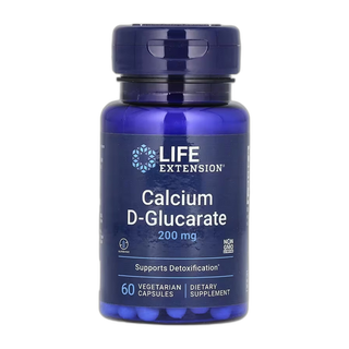 Кальцій D-Glucarate 200 мг - 60 капсул - Life Extension