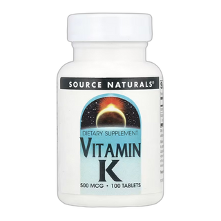 Вітамін K 500 мкг - 100 таблеток - Source Naturals