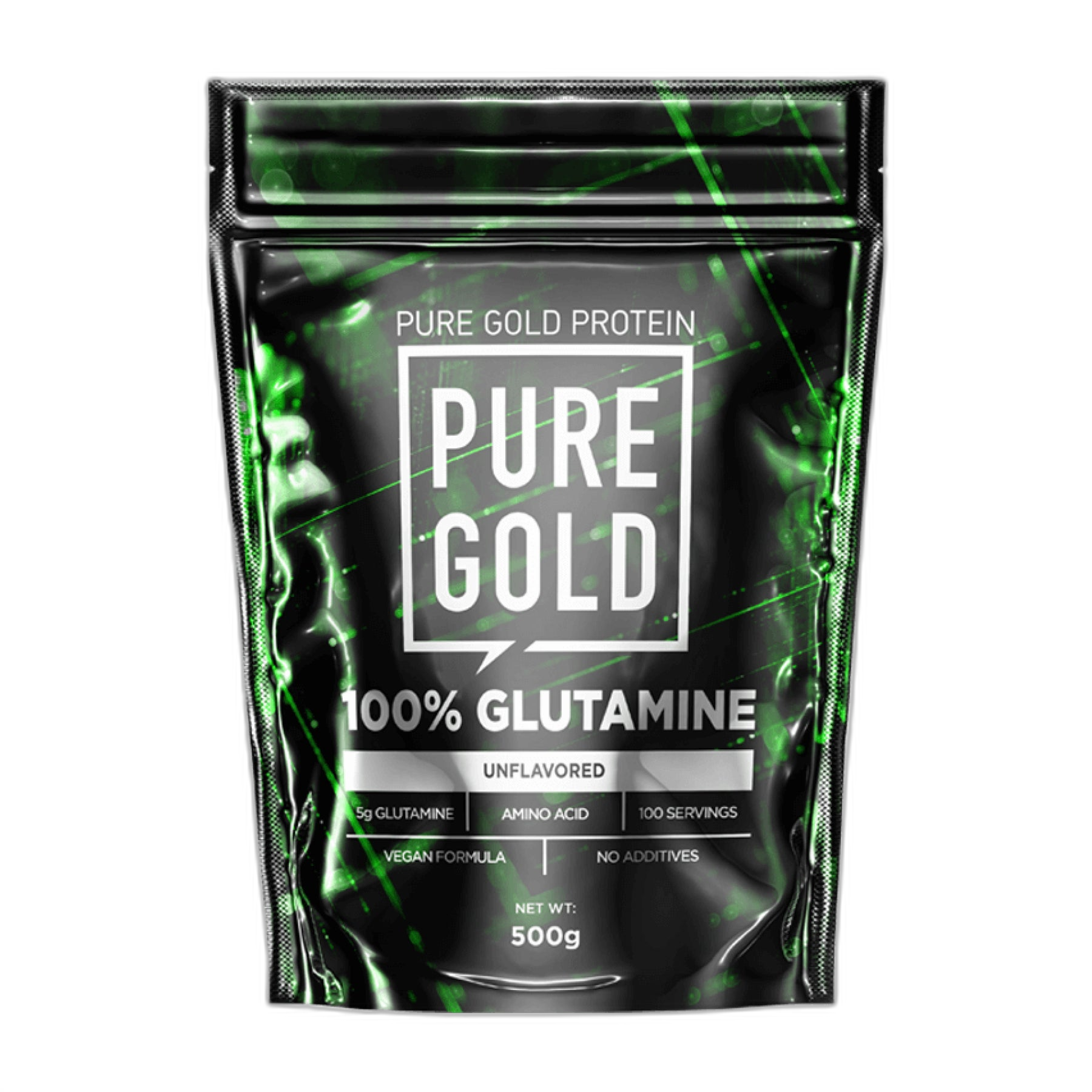 100% Глутамін - 500 г - Pure Gold