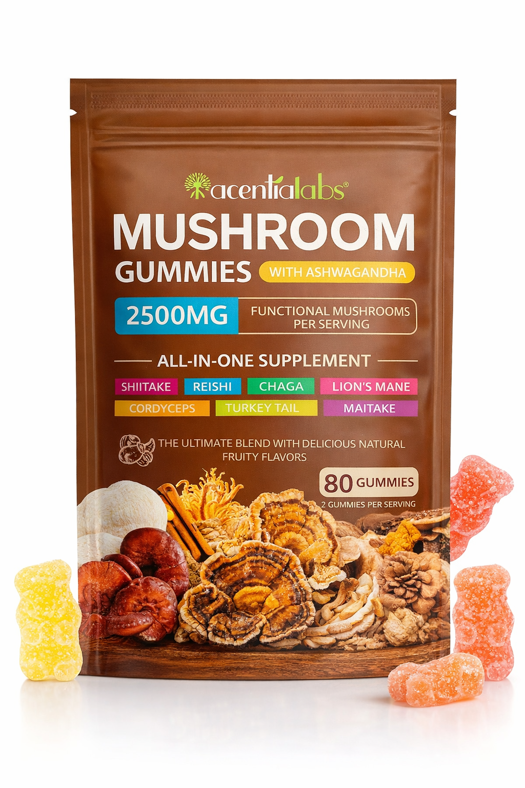 Жувальні цукерки з грибами (80 шт.)