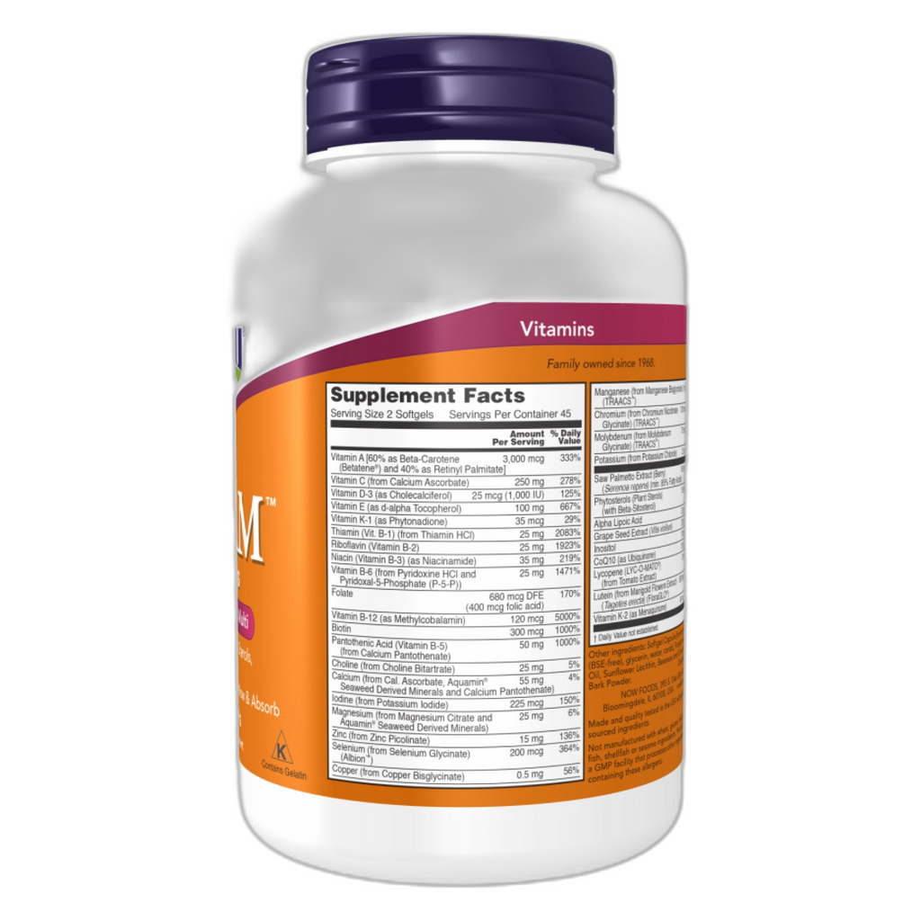 Адам - 90 капсул - Now Foods