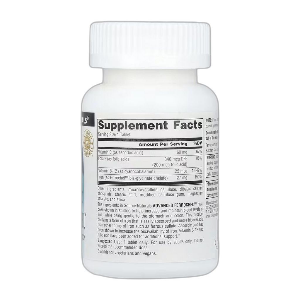 Розширений Феррочел™ 27 мг - - Source Naturals