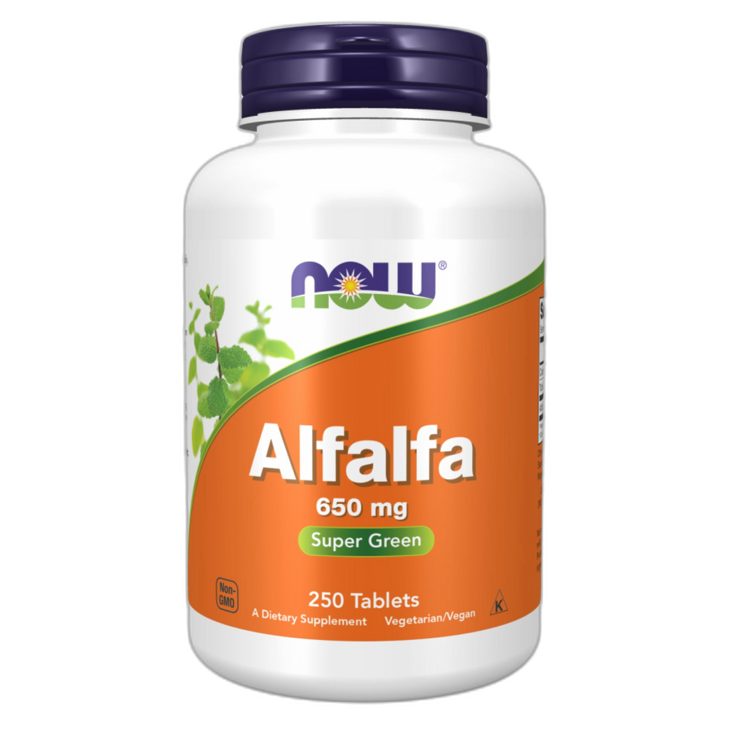 Алфалфа 10 Граін - 250 таблеток - Now Foods