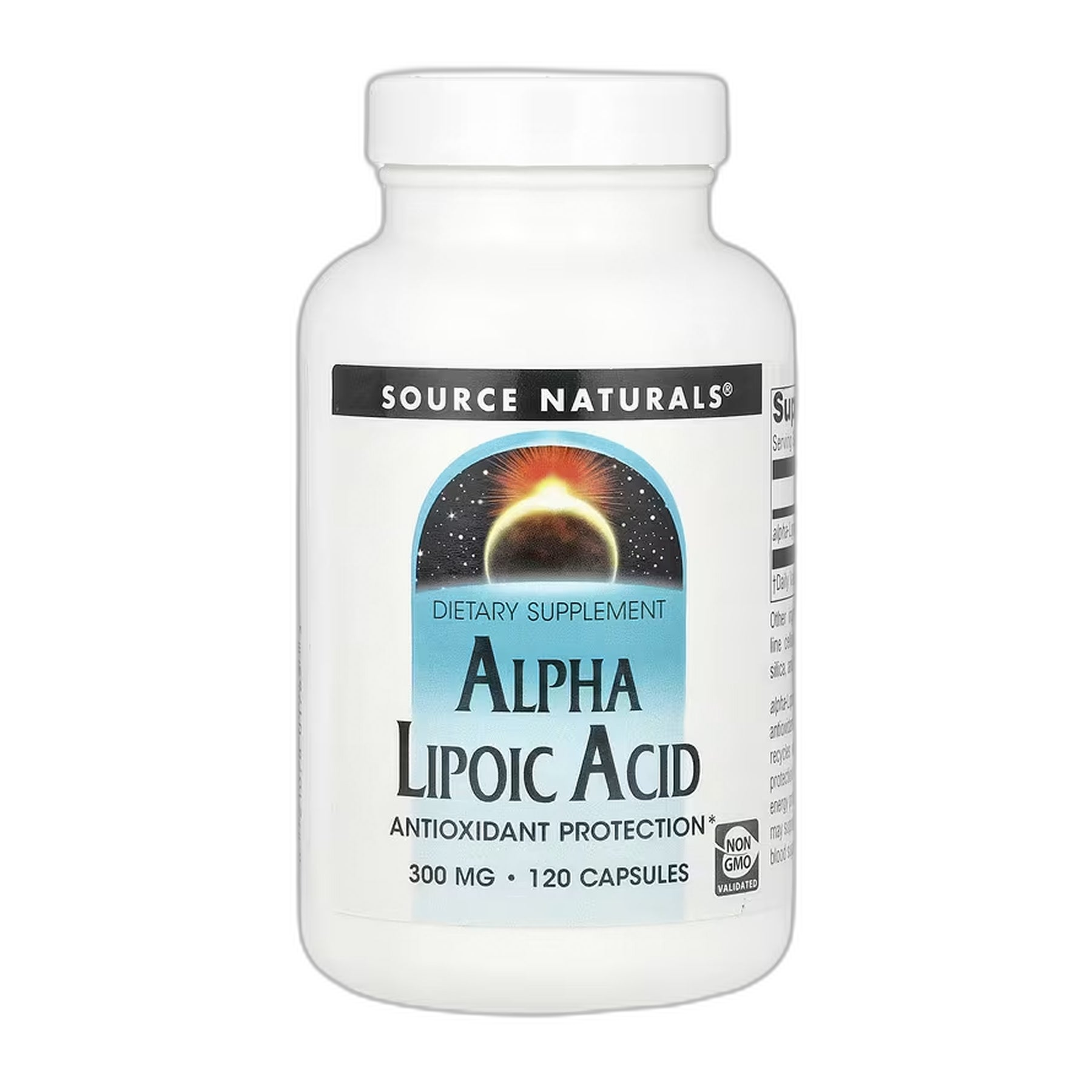 Альфа-ліпоєва кислота 300 мг - 120 капсул - Source Naturals