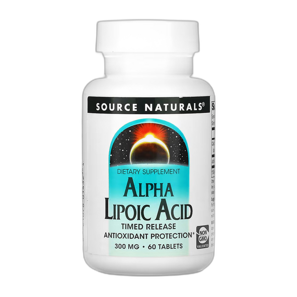 Альфа-ліпоєва кислота 300 мг - 60 таблеток - Source Naturals