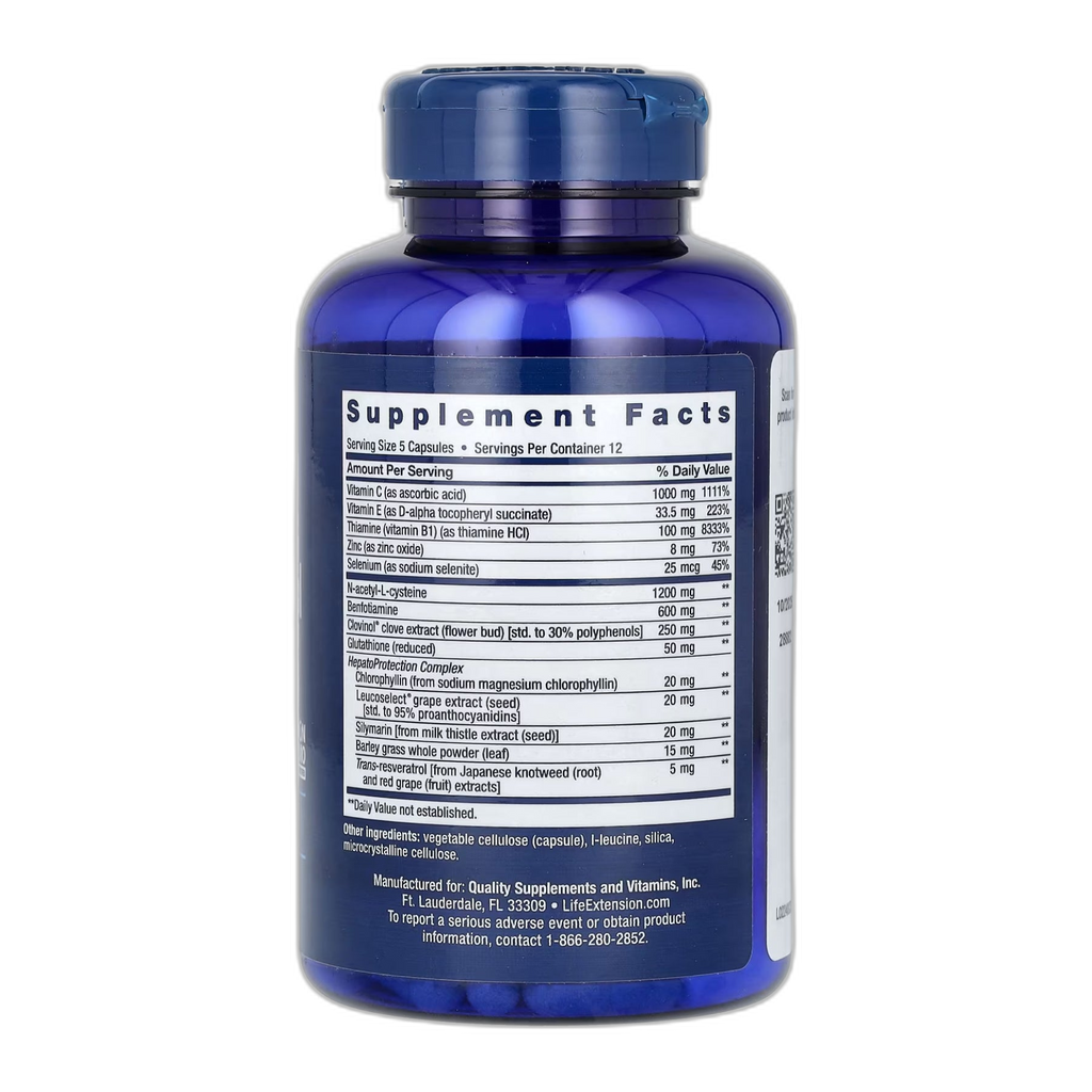Anti-Alcohol - 60 капсул - Life Extension — фото 2