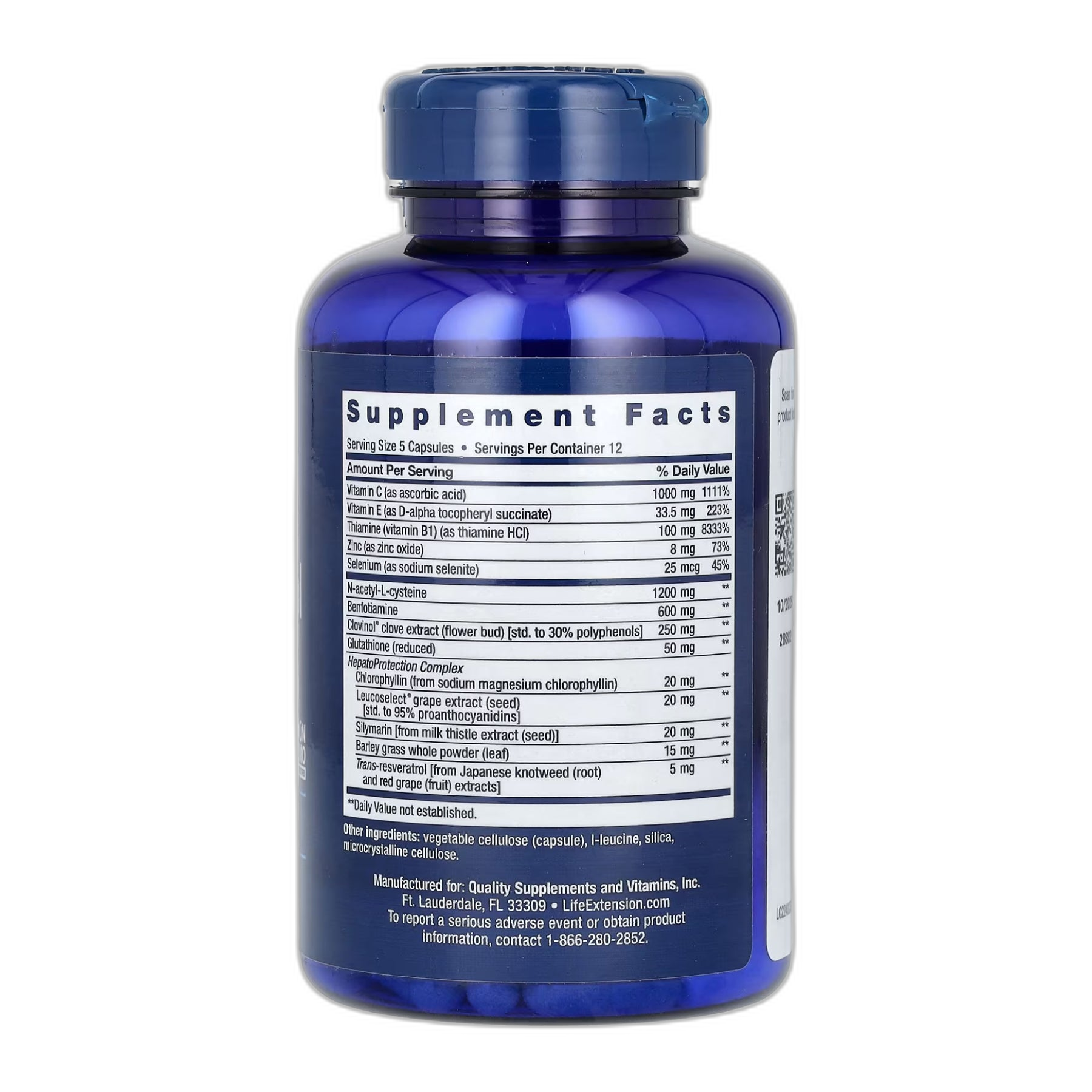 Anti-Alcohol - 60 капсул - Life Extension — фото 2