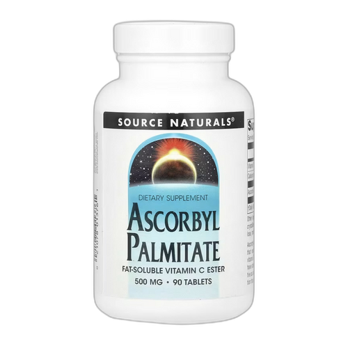 Аскорбил Палмітате 500 мг - 90 таблеток - Source Naturals