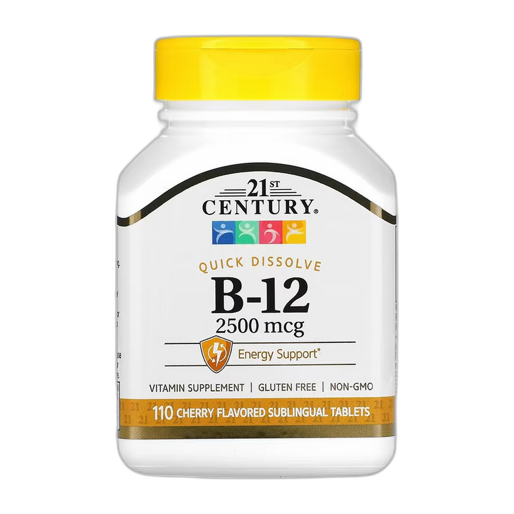 B-12 2500 мкг Sublingual - 110 таблеток - 21st Century