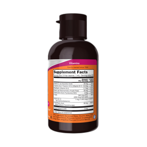 B-12 Liquid B-комплекс - 237 мл (8oz) - Now Foods