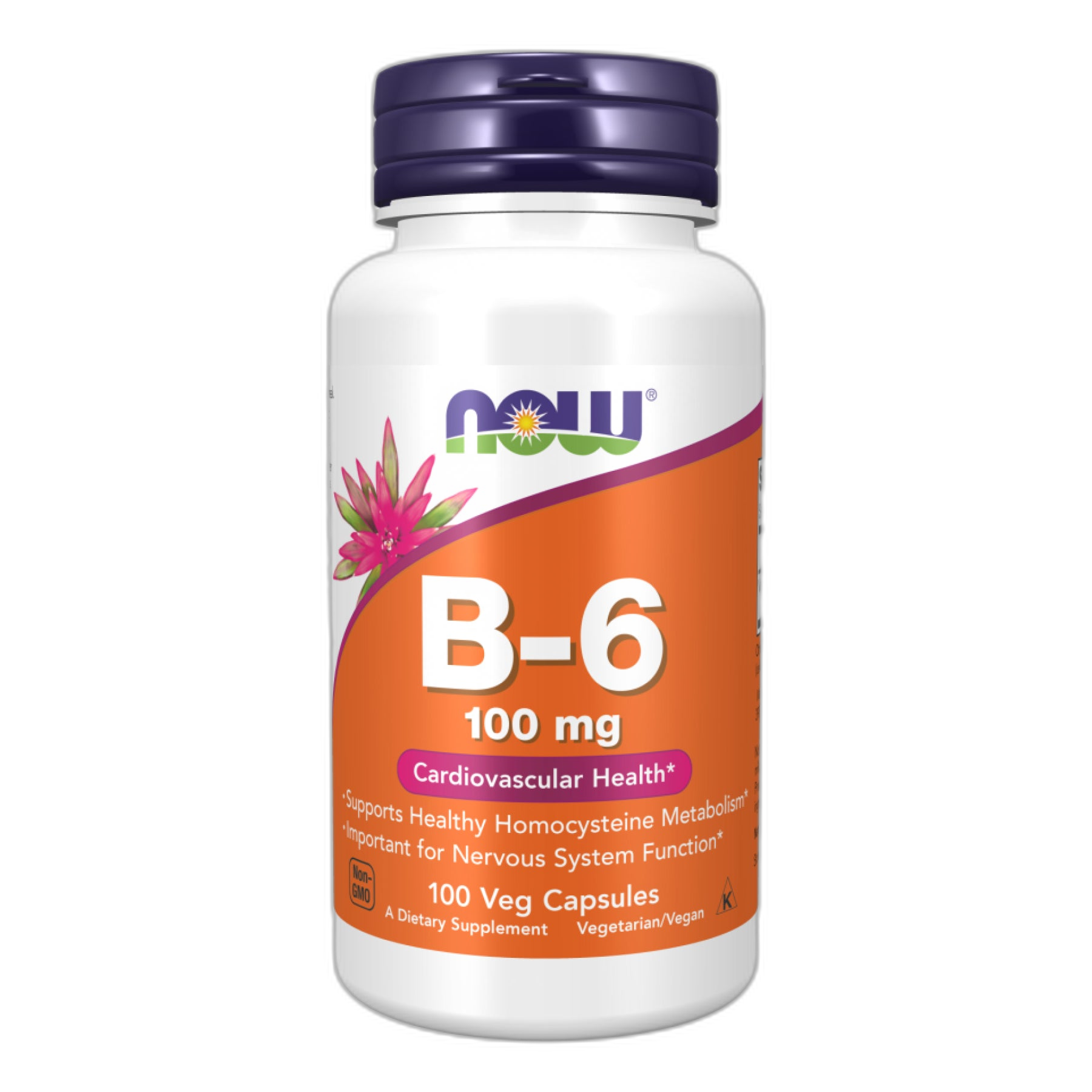 B-6 100 мг - 100 капсул - Now Foods