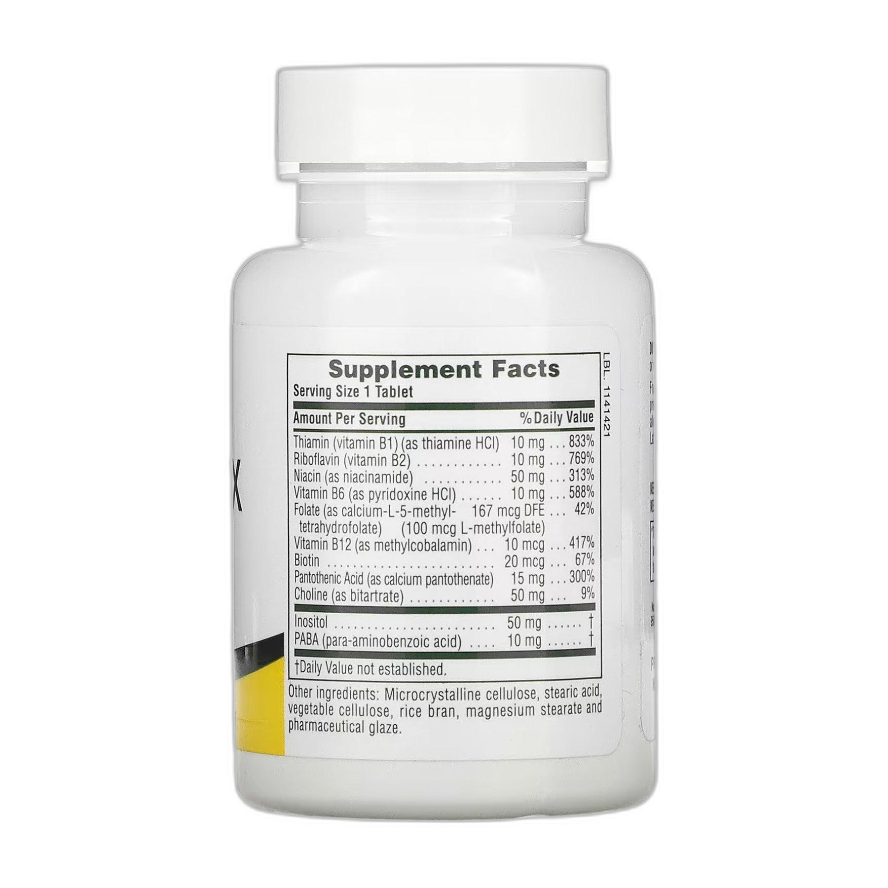 B-комплекс з ріке Бран - 90 таблеток - Nature's Plus