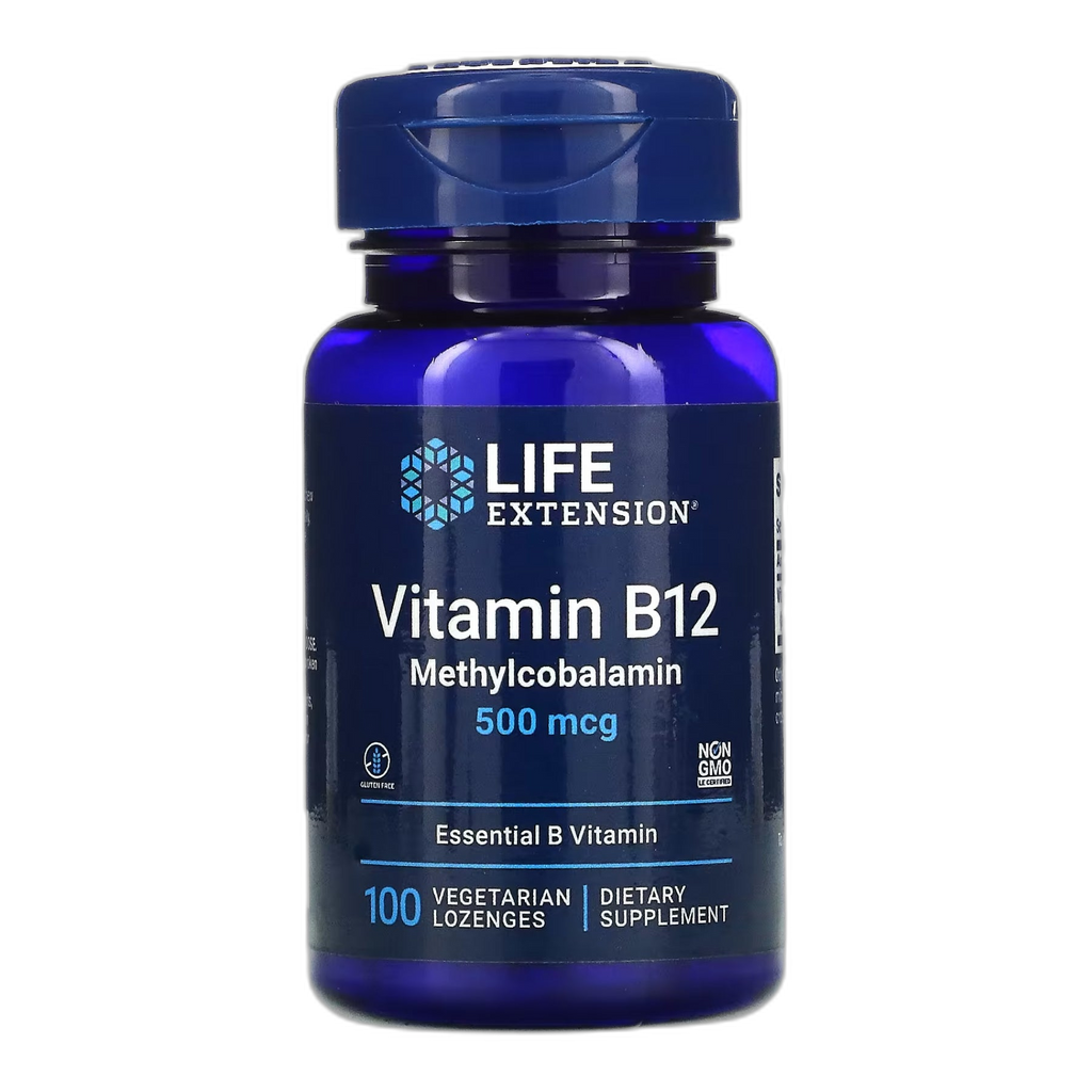B12 500 mcg - 100 lozenges - Life Extension