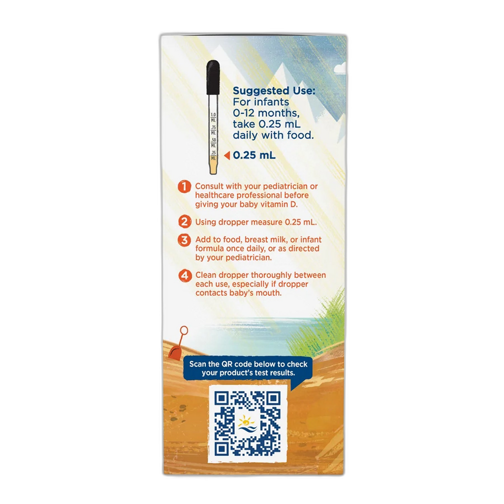 Baby's Вітамін D3 Liquid - 22.5 мл - Nordic Naturals