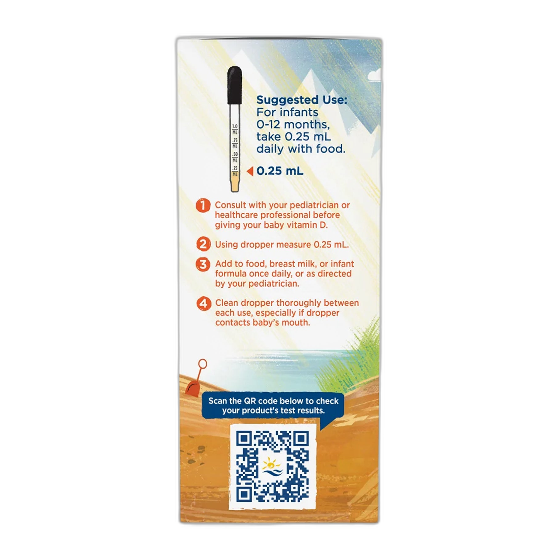 Baby's Вітамін D3 Liquid - 22.5 мл - Nordic Naturals