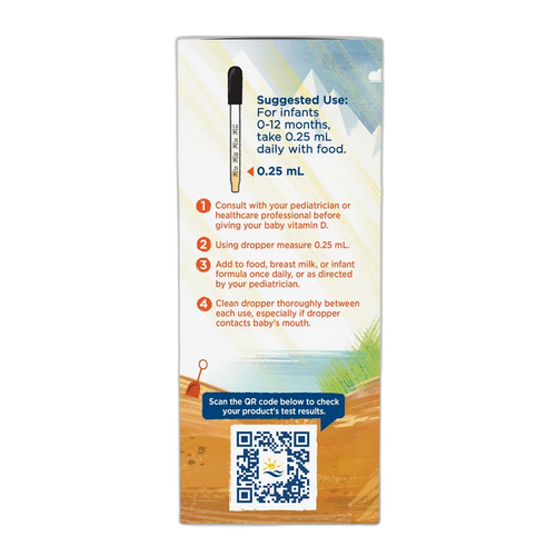 Baby's Вітамін D3 Liquid - 22.5 мл - Nordic Naturals
