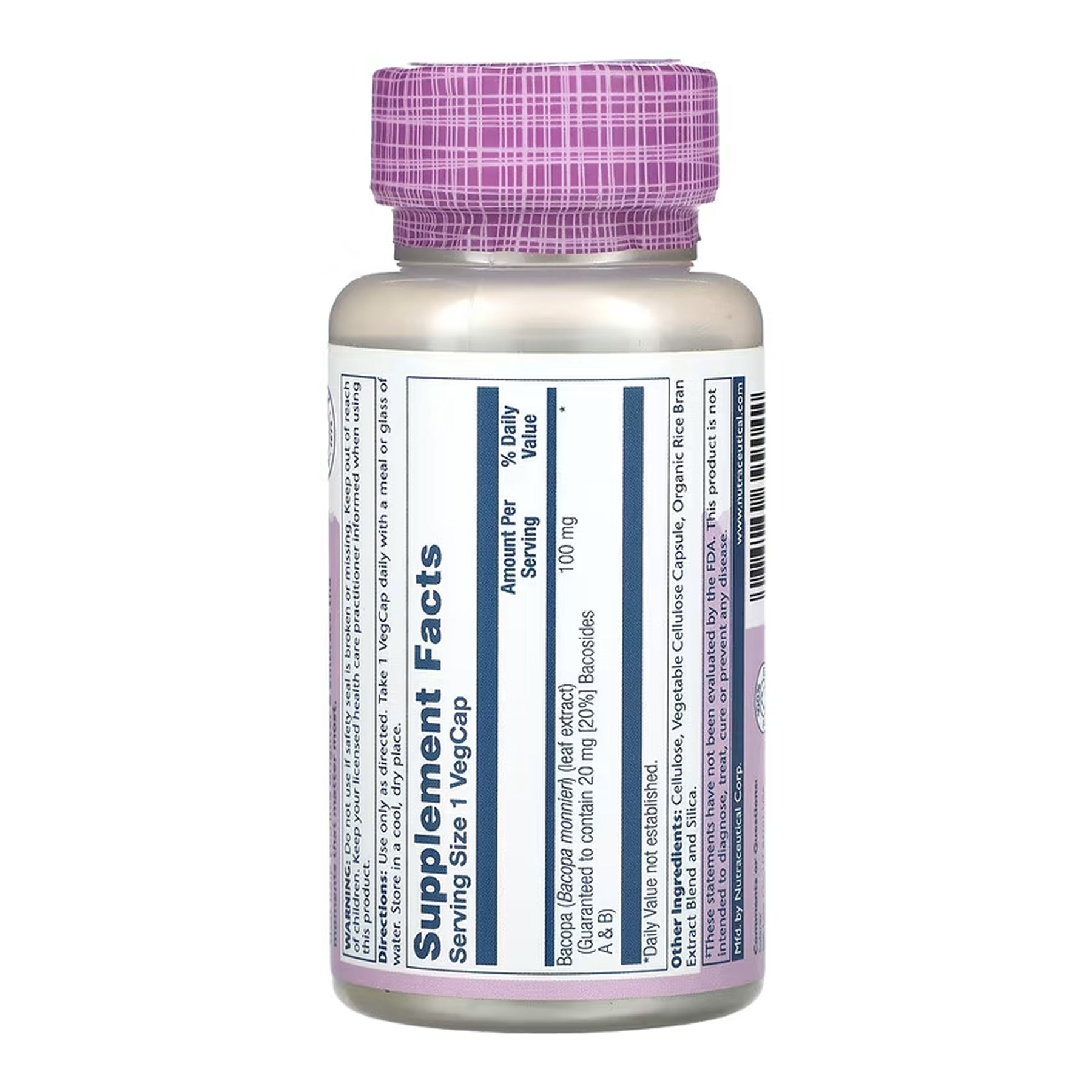 Bacopa 100mg - 60 vcaps