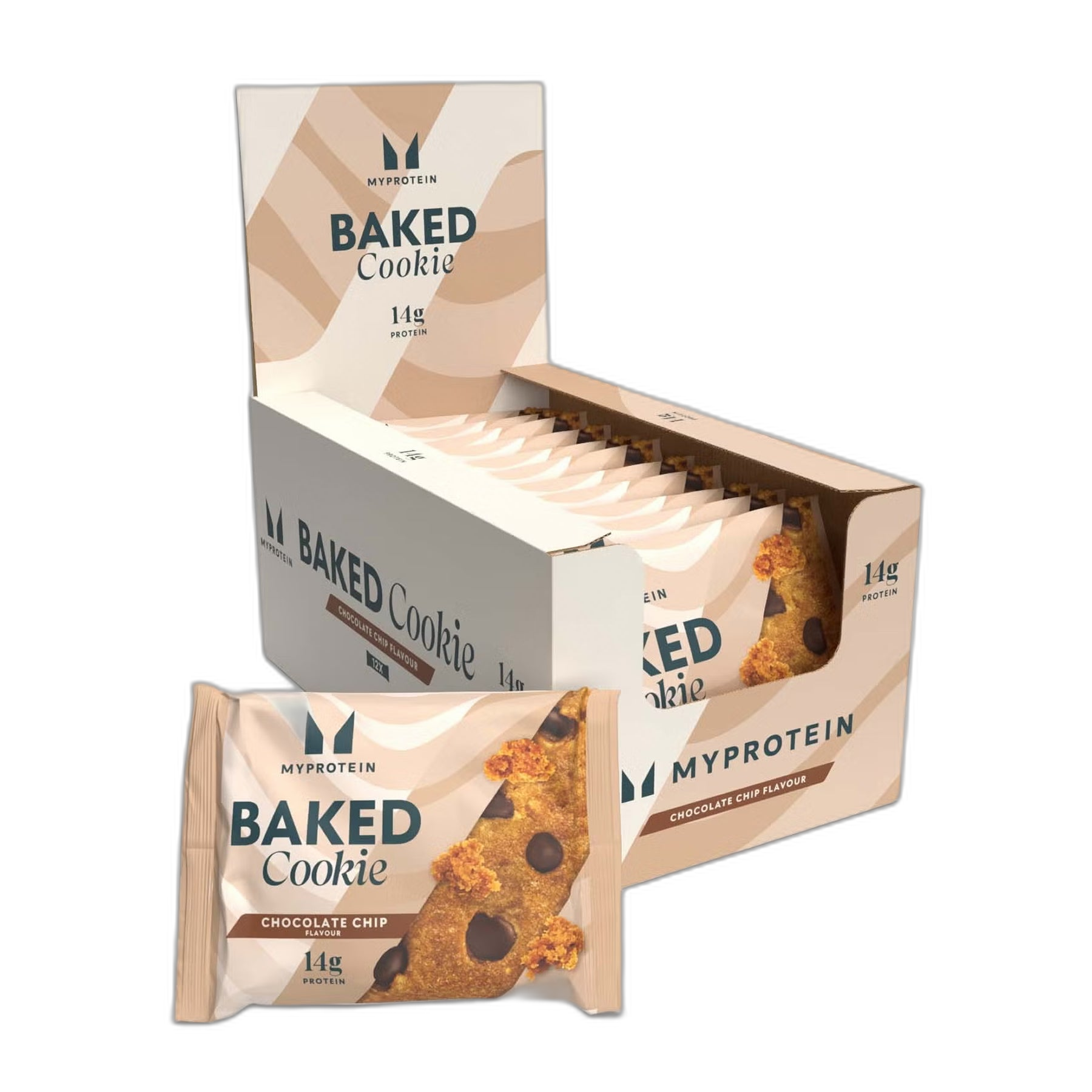 Baked Cookie Chocolate Chip 75 г - 12 шт - Myprotein