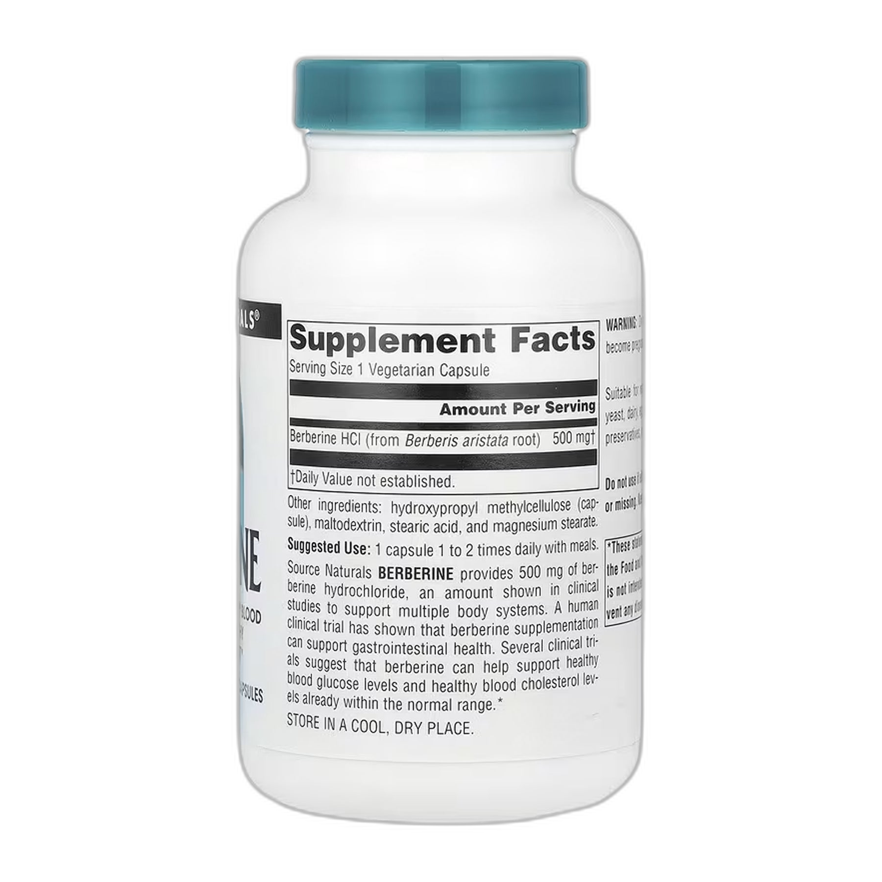 Берберин 500 мг - 120 капсул - Source Naturals