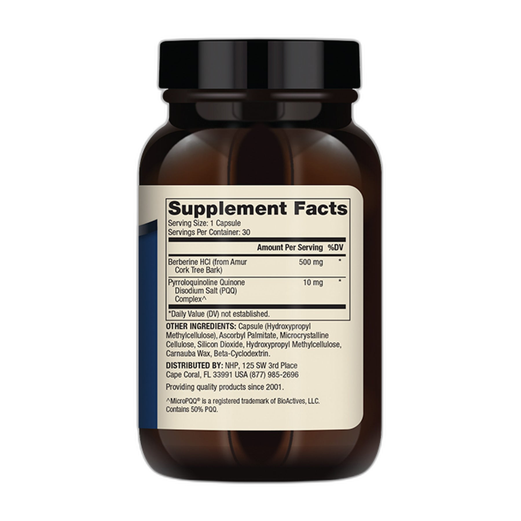 Берберин та MicroPQQ Advanced - 30 капсул - Dr. Mercola