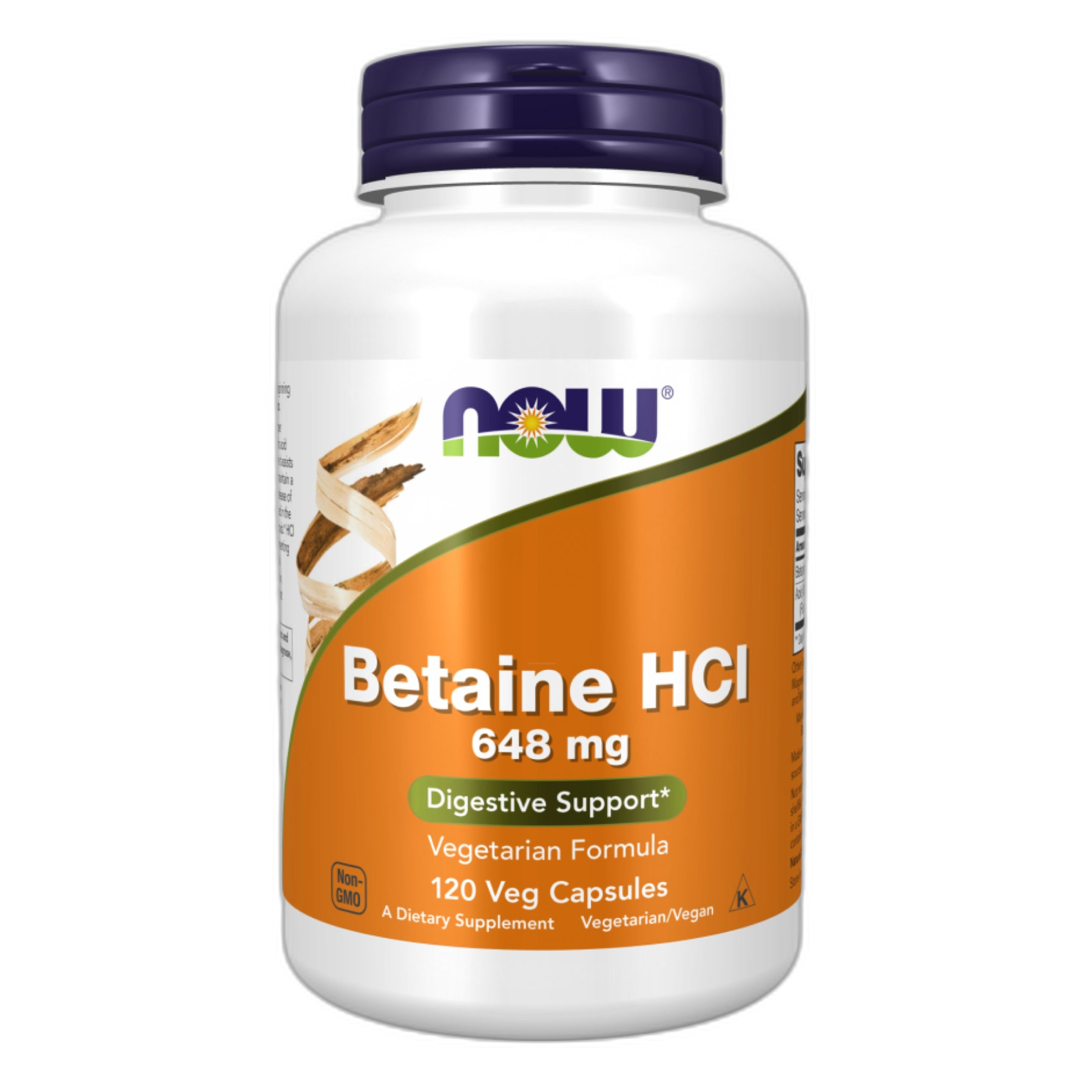 Бетаїн HCI 648 мг - 120 капсул - Now Foods