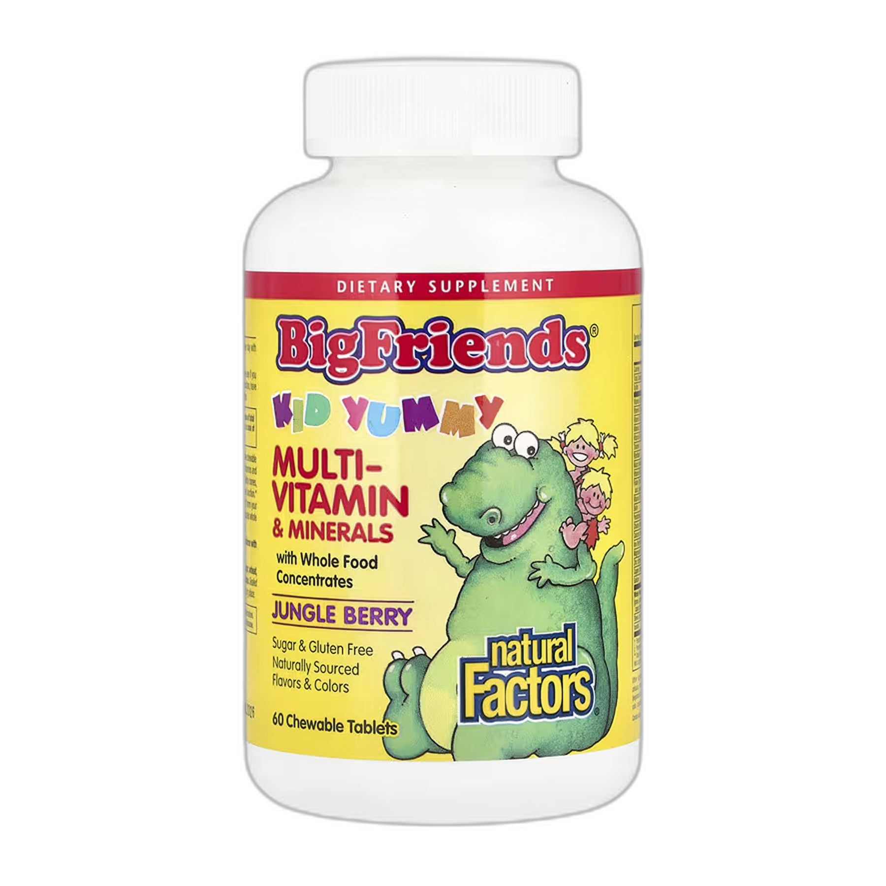 BigFriends Chewable Мультивітамін та Minerals - 60 таблеток - Natural Factors