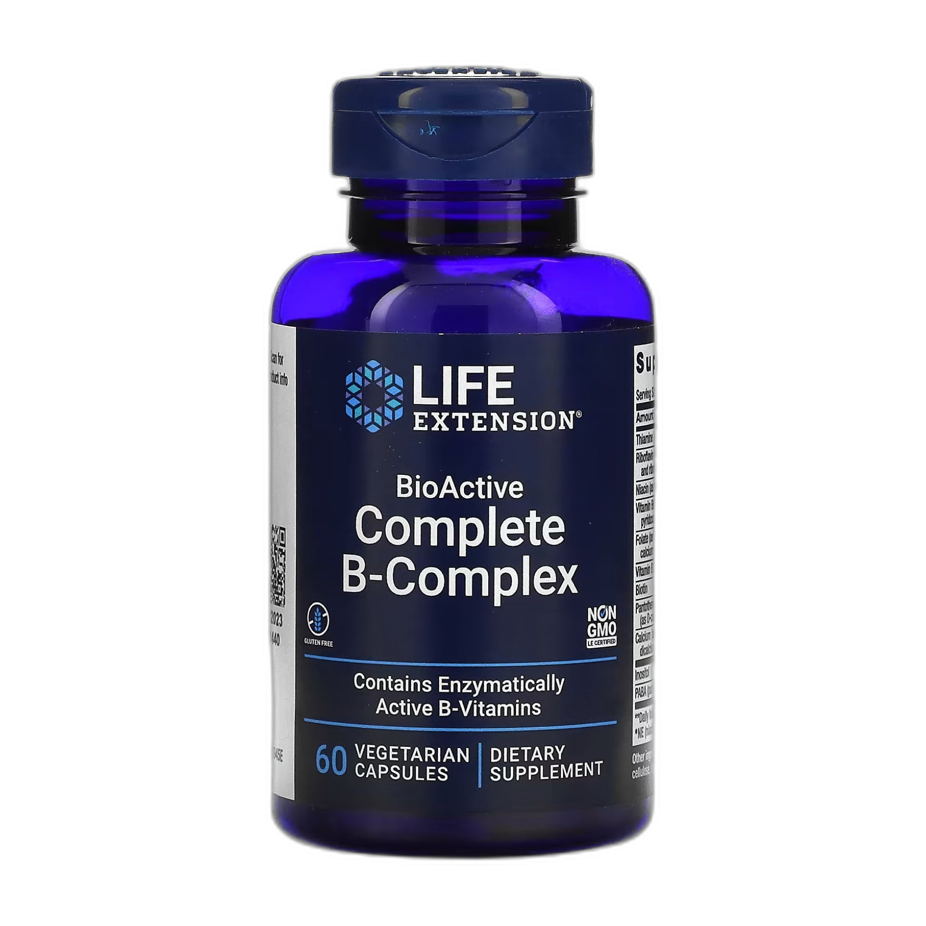 BioActive Complete B-комплекс - 60 капсул - Life Extension