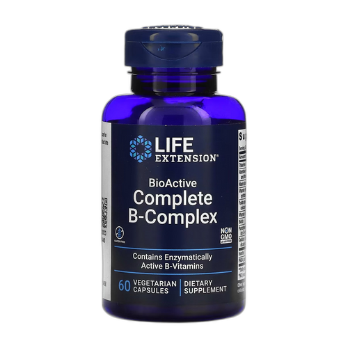 BioActive Complete B-комплекс - 60 капсул - Life Extension