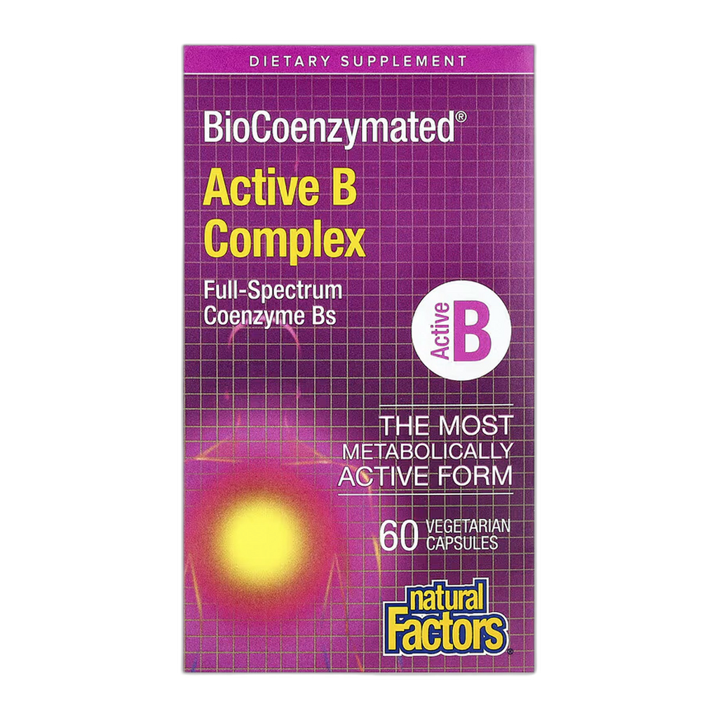 BioCoenzymated Active B-комплекс - 60 капсул - Natural Factors