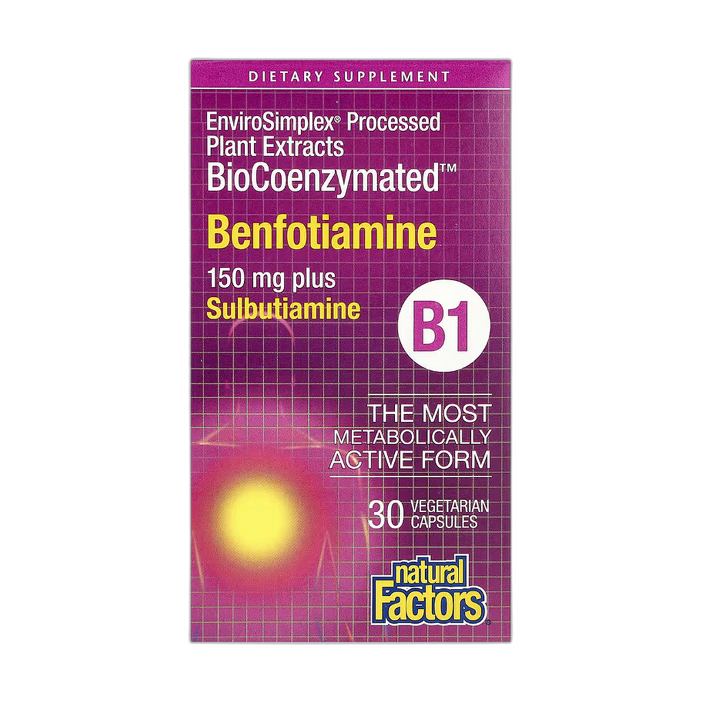 BioCoenzymated Benfotiamine - 30 caps - Natural Factors
