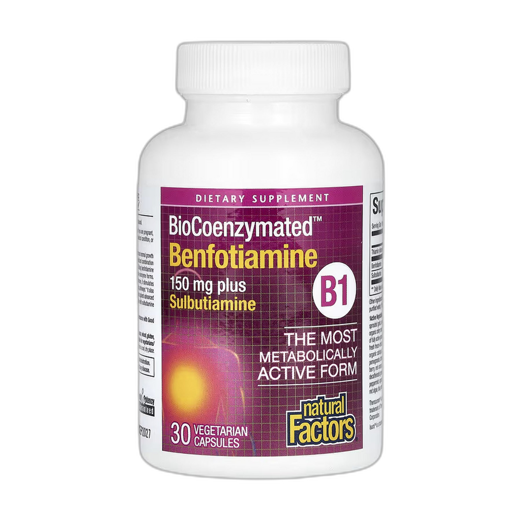 BioCoenzymated Benfotiamine - 30 caps - Natural Factors