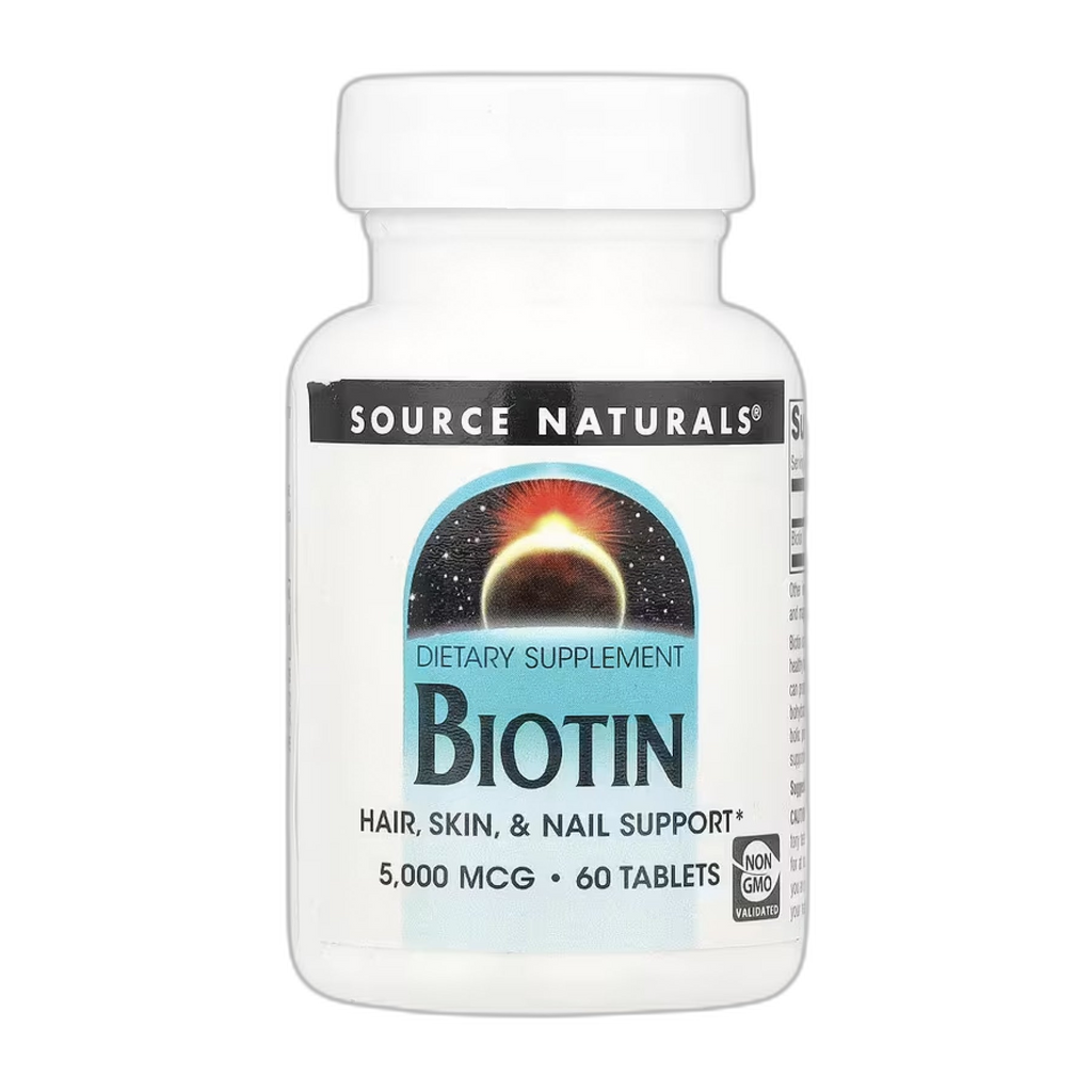 Біотин 5000 мкг - 60 таблеток - Source Naturals