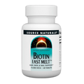 Біотин Fast Melt 10000 мкг - 60 таблеток - Source Naturals