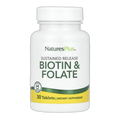 Біотин та Фолат - 30 таблеток - Nature's Plus