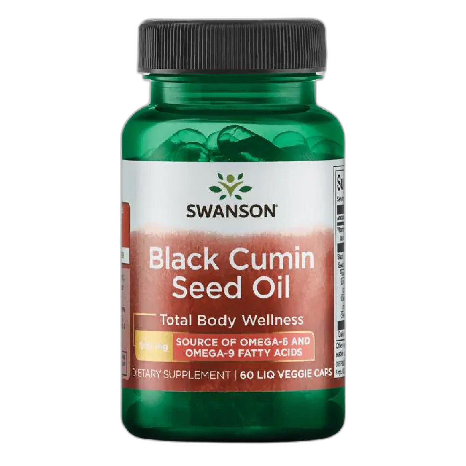 Black Cumin Seed Oil 500 mg - 60 Liq Vegcap - Swanson