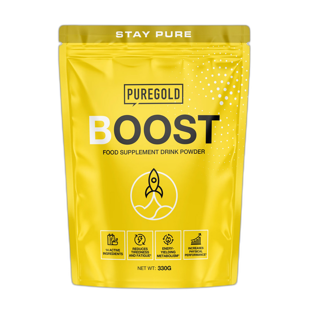 Boost Pre-Workout - 330g Green Apple - Pure Gold