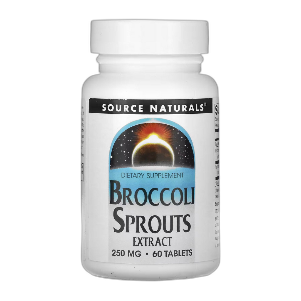 Брокколі Спроутс екстракт 250 мг - 60 таблеток - Source Naturals