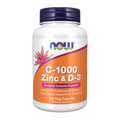 C-1000 Цинк та D-3 - 100 капсул - Now Foods