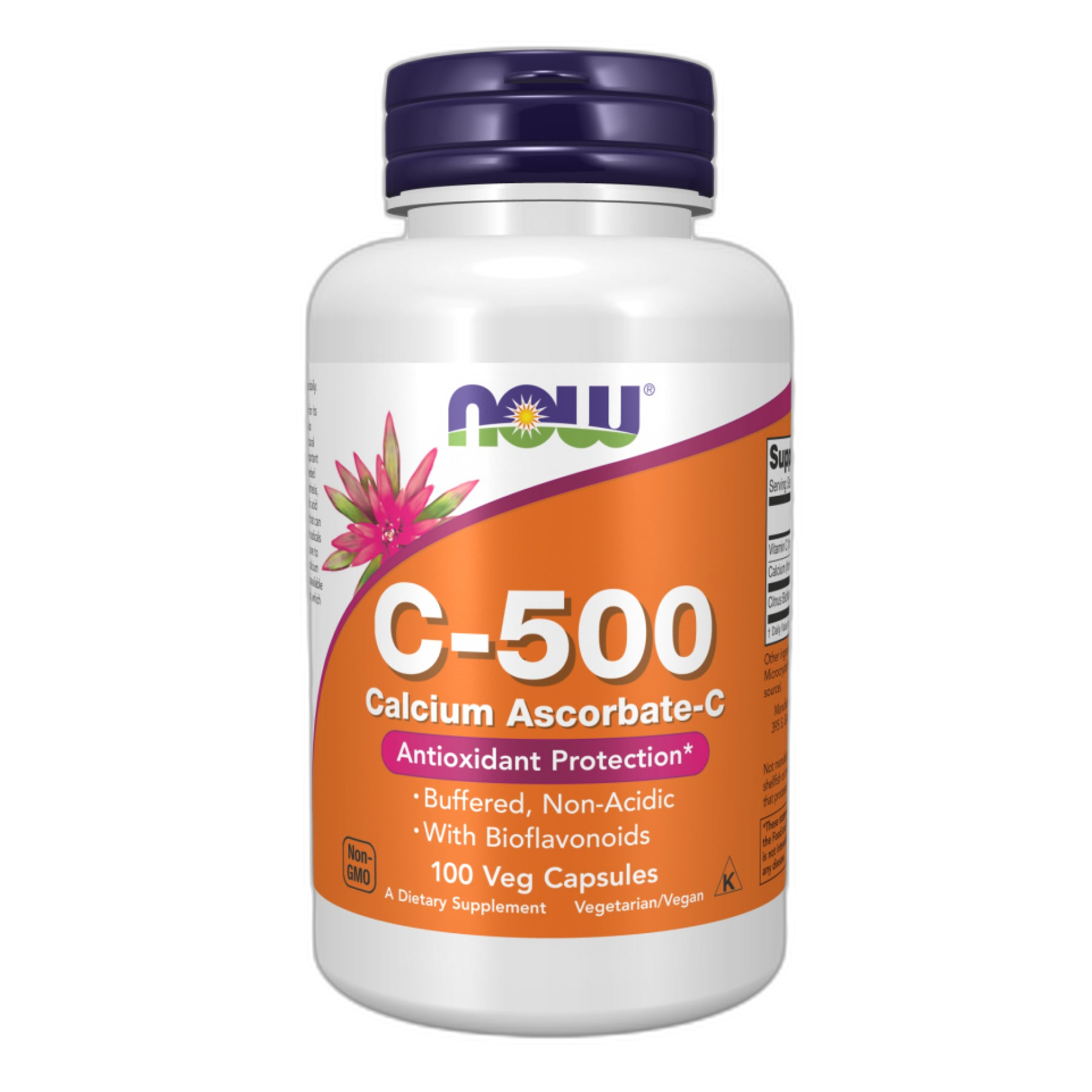 C-500 Аскорбат - 100 капсул - Now Foods