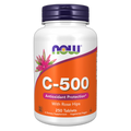 C-500 із шипшиною - 250 таблеток - Now Foods