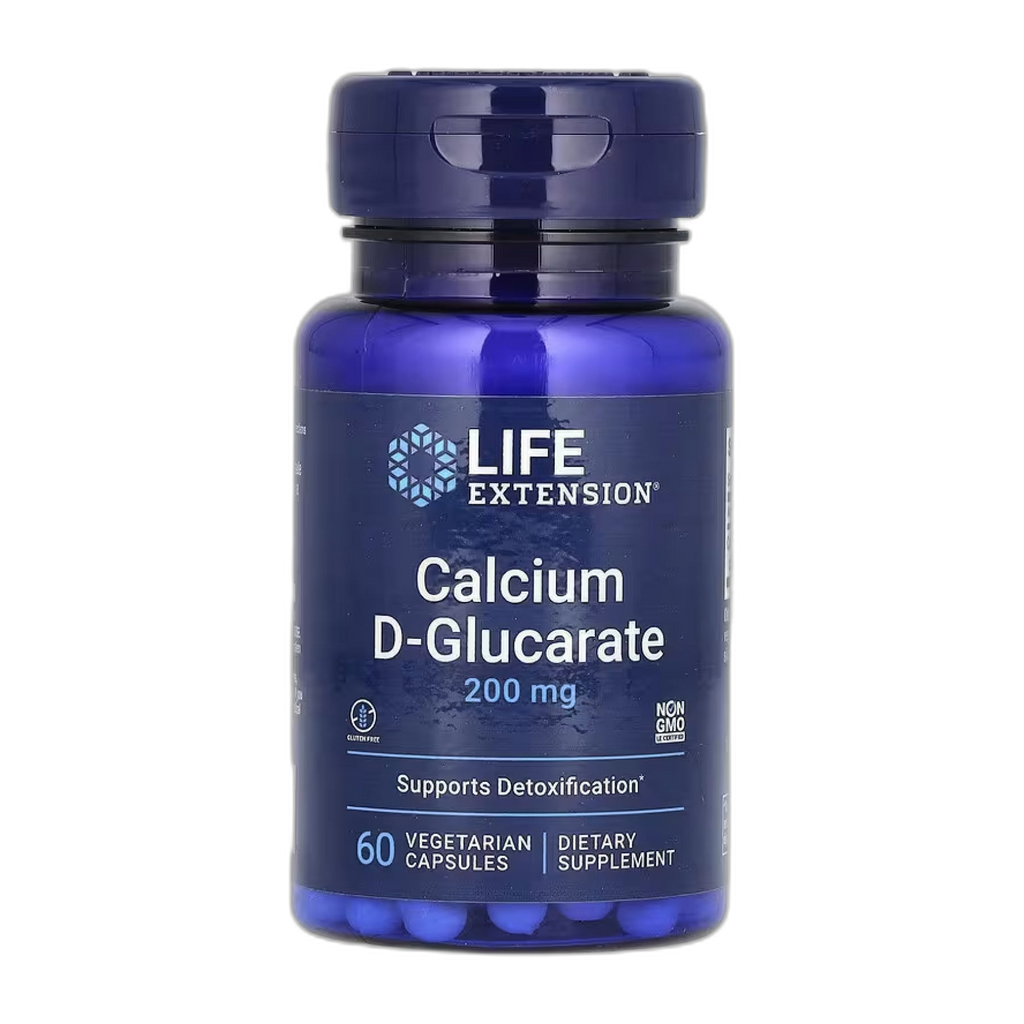 Кальцій D-Glucarate 200 мг - 60 капсул - Life Extension