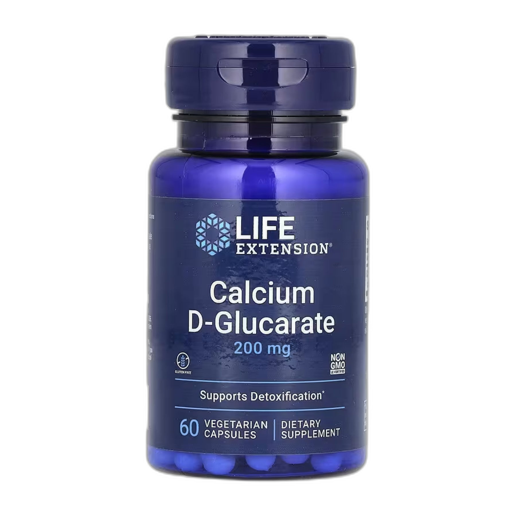 Кальцій D-Glucarate 200 мг - 60 капсул - Life Extension