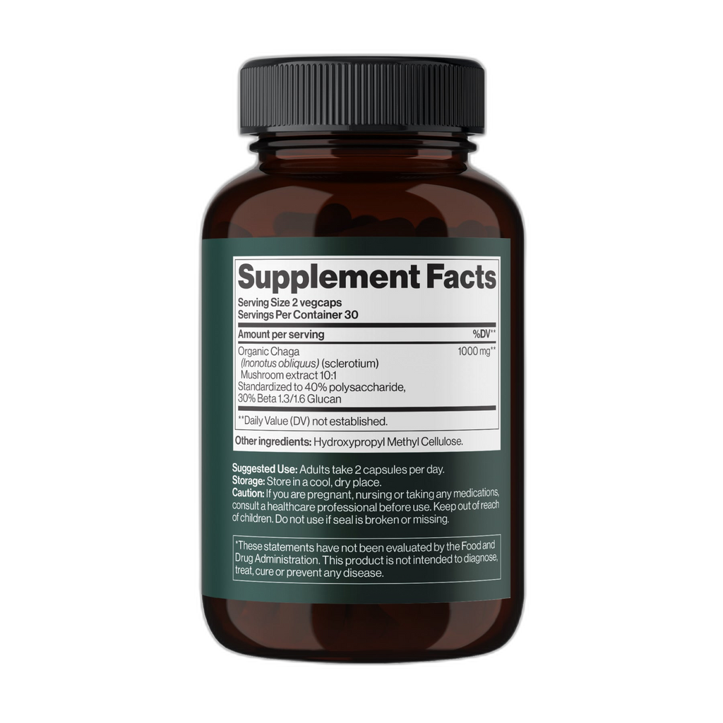 Chaga Mushroom 1000 мг - 60 капсул - Mind Shi