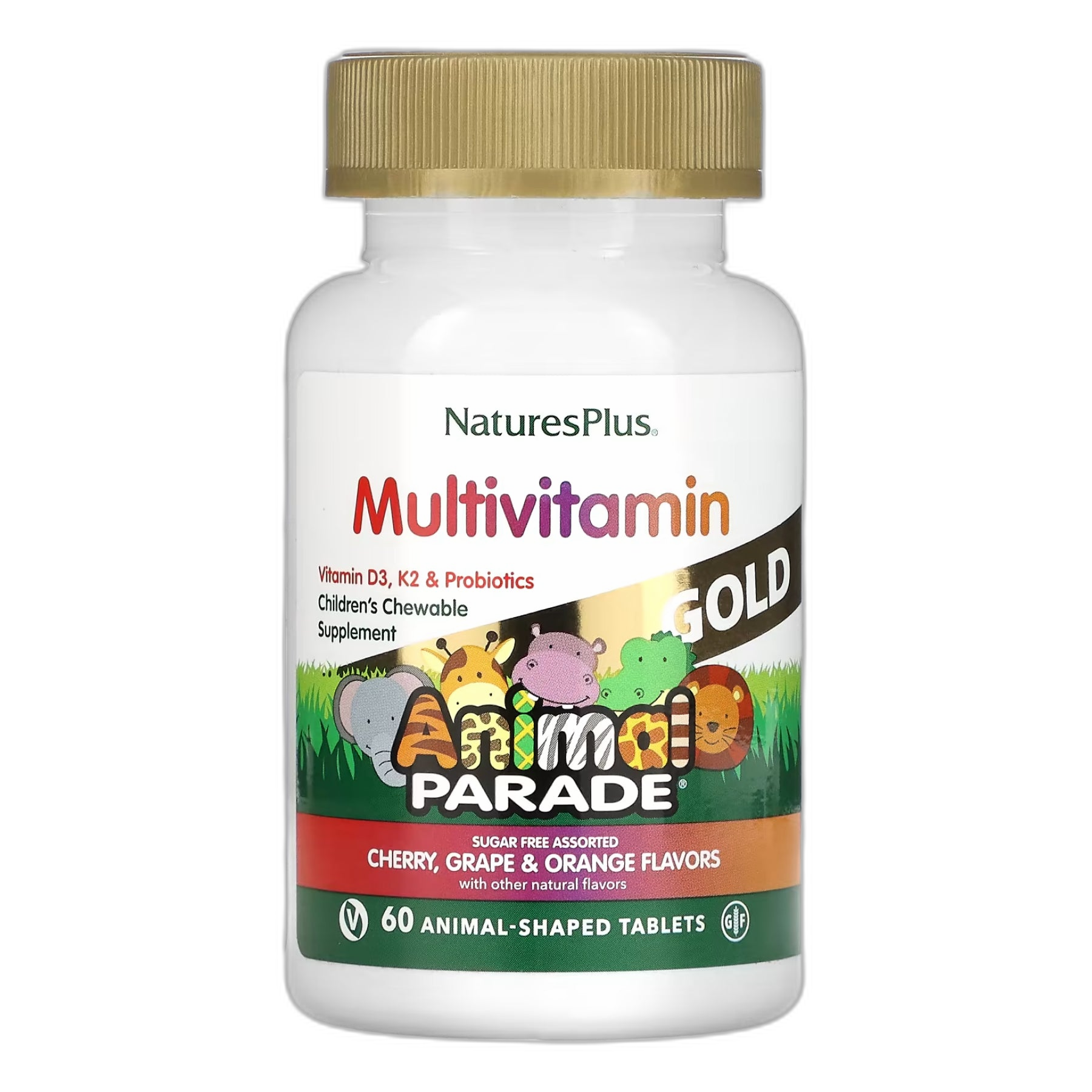 Дитячий’s Голд мультивітамін - 60 таблеток Ассортед - Nature's Plus