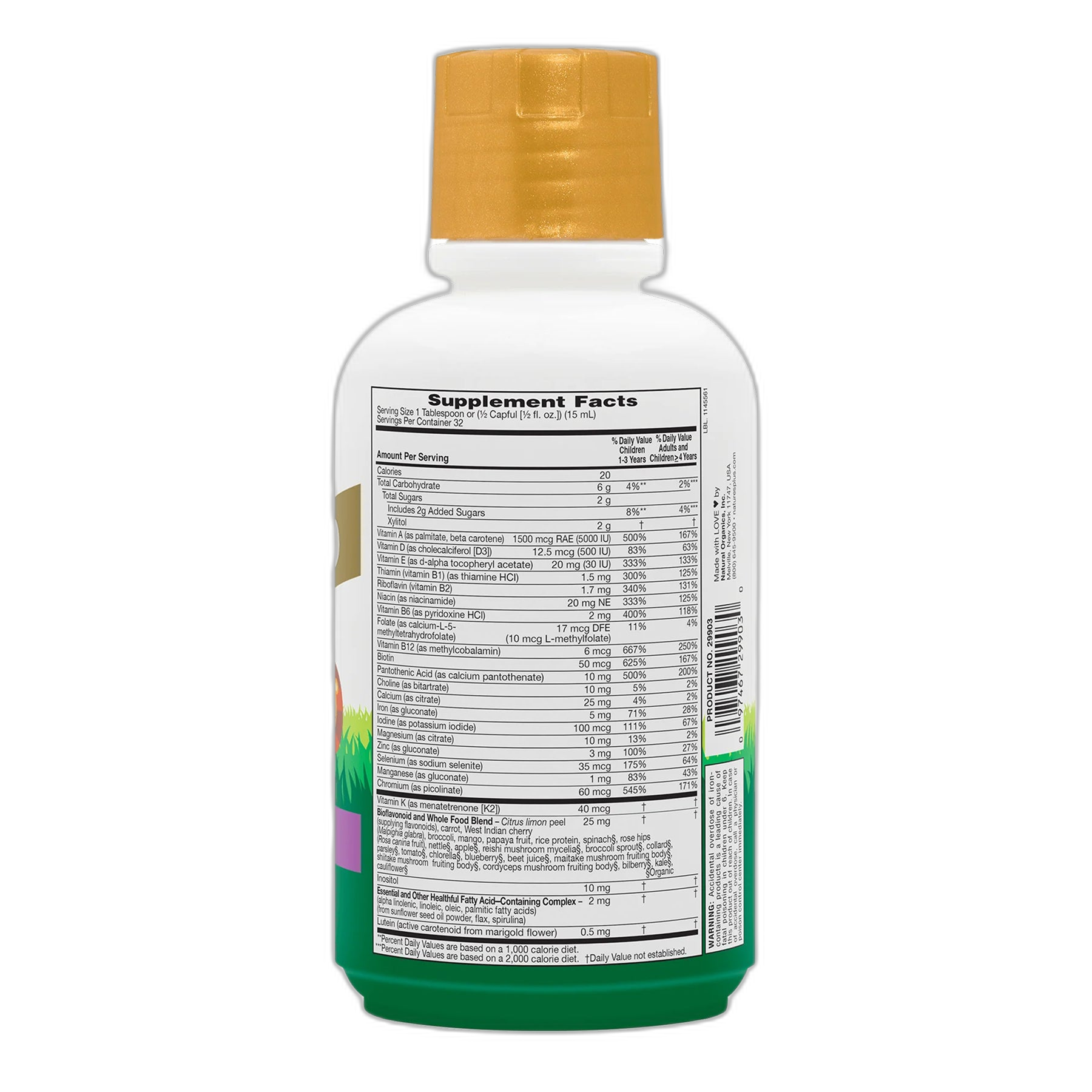 Дитячий’s Голд мультивітамін рідкий - 480 мл Тропічний ягода - Nature's Plus