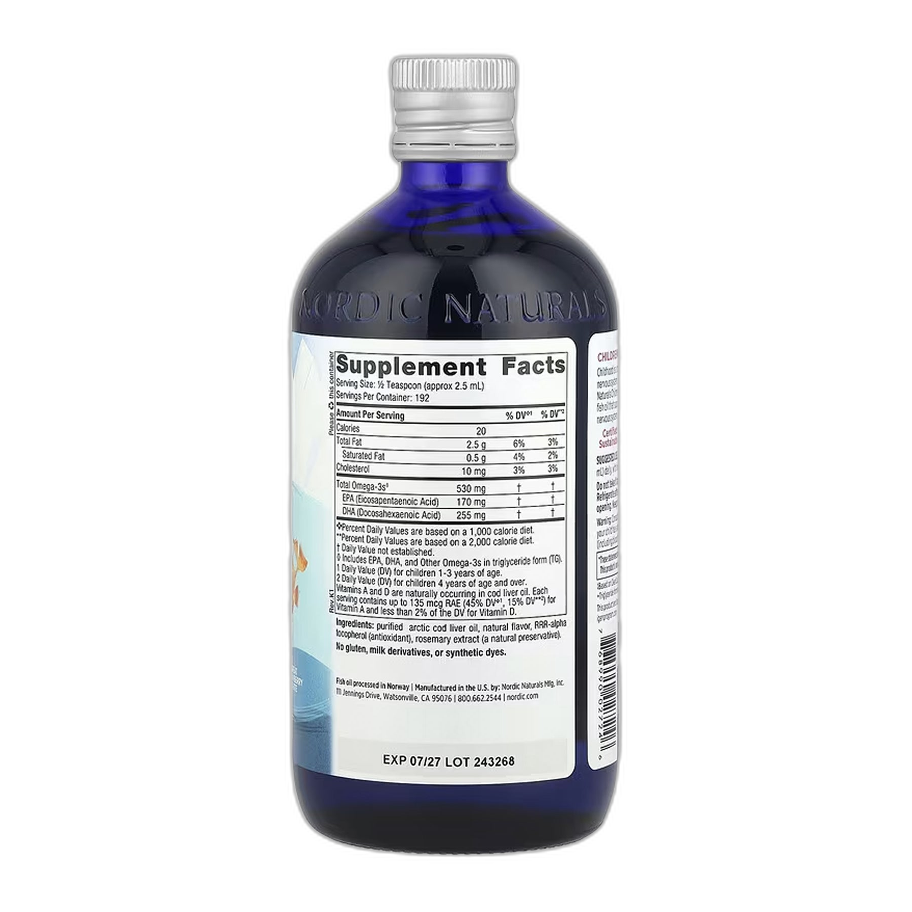 Дитячий DHA - 473 мл - Nordic Naturals