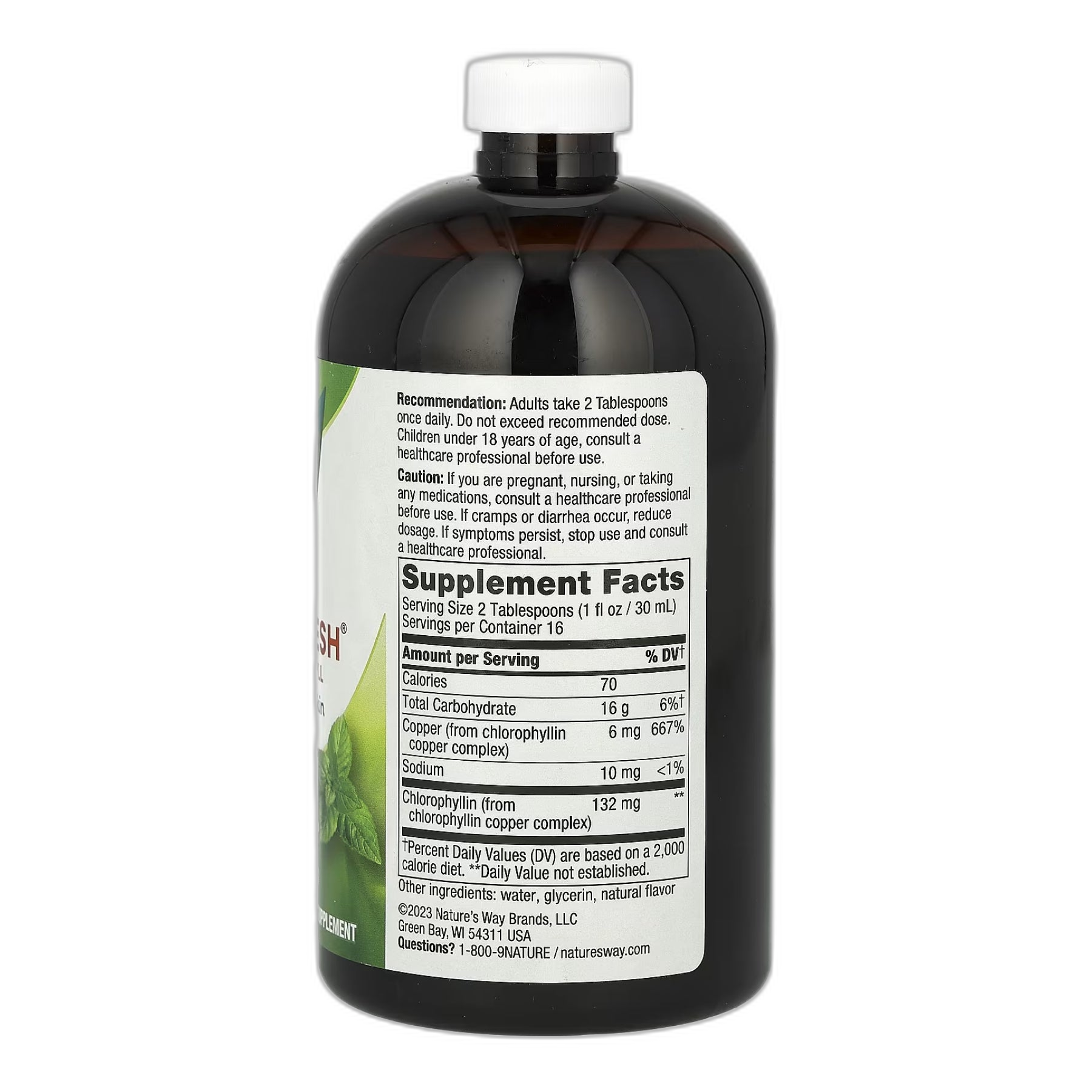 Хлорофрэш® рідкий - 16 oz М'ята - Nature's Way