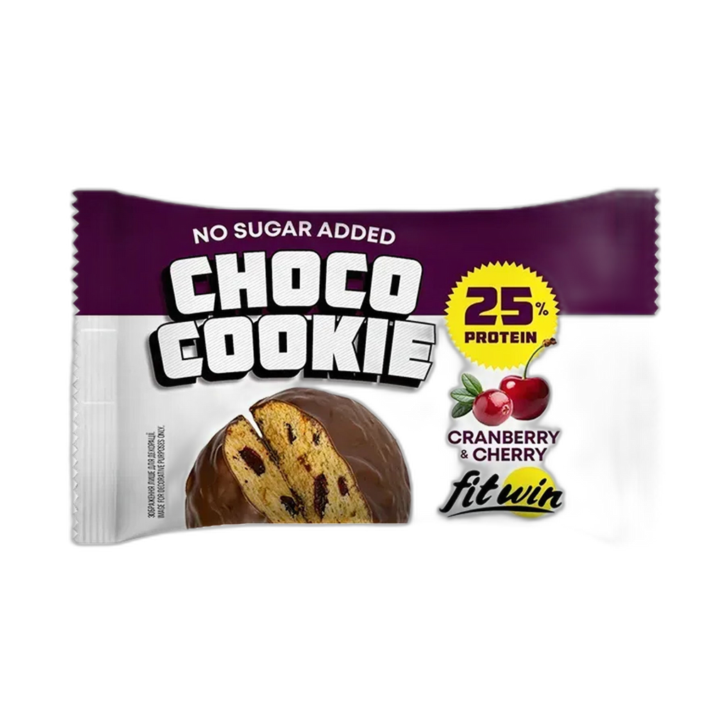 Choco Cookie 25% - 10x40 г Журавлина Cherry - FitWin