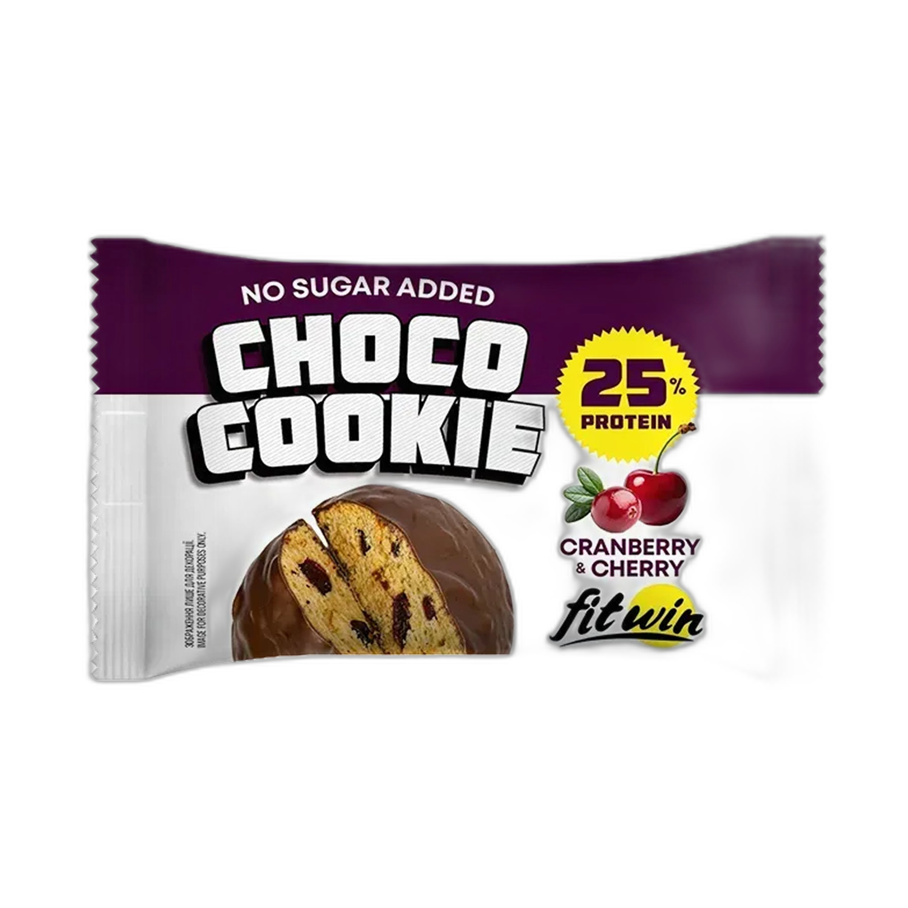Choco Cookie 25% - 10x40 г Журавлина Cherry - FitWin