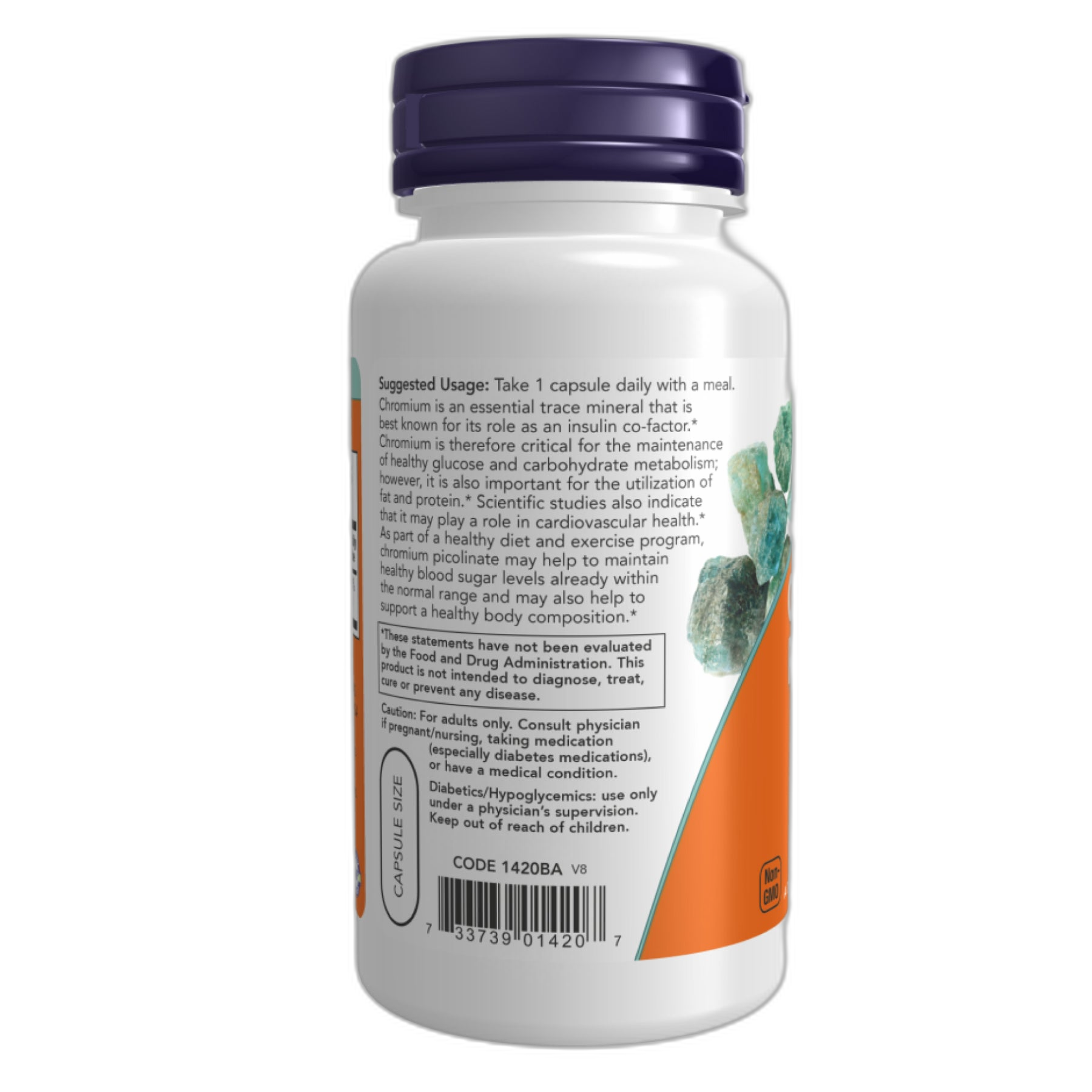 Піколінат хрому 200 мкг - - Now Foods